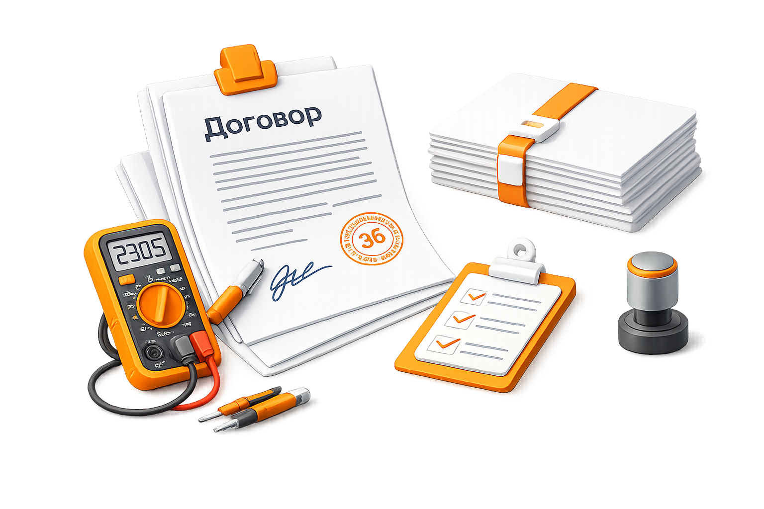 Работаем по договору и регламенту